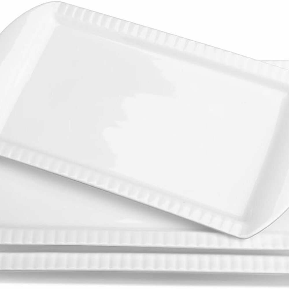 Extra Large Serving Platters, 16"/14"/12" Rectangle Serving Trays, Serving Dishe